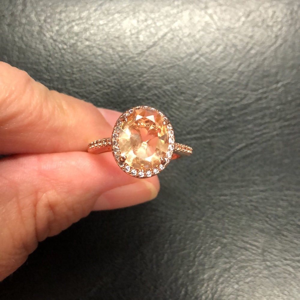 Champagne Morganite & Diamond